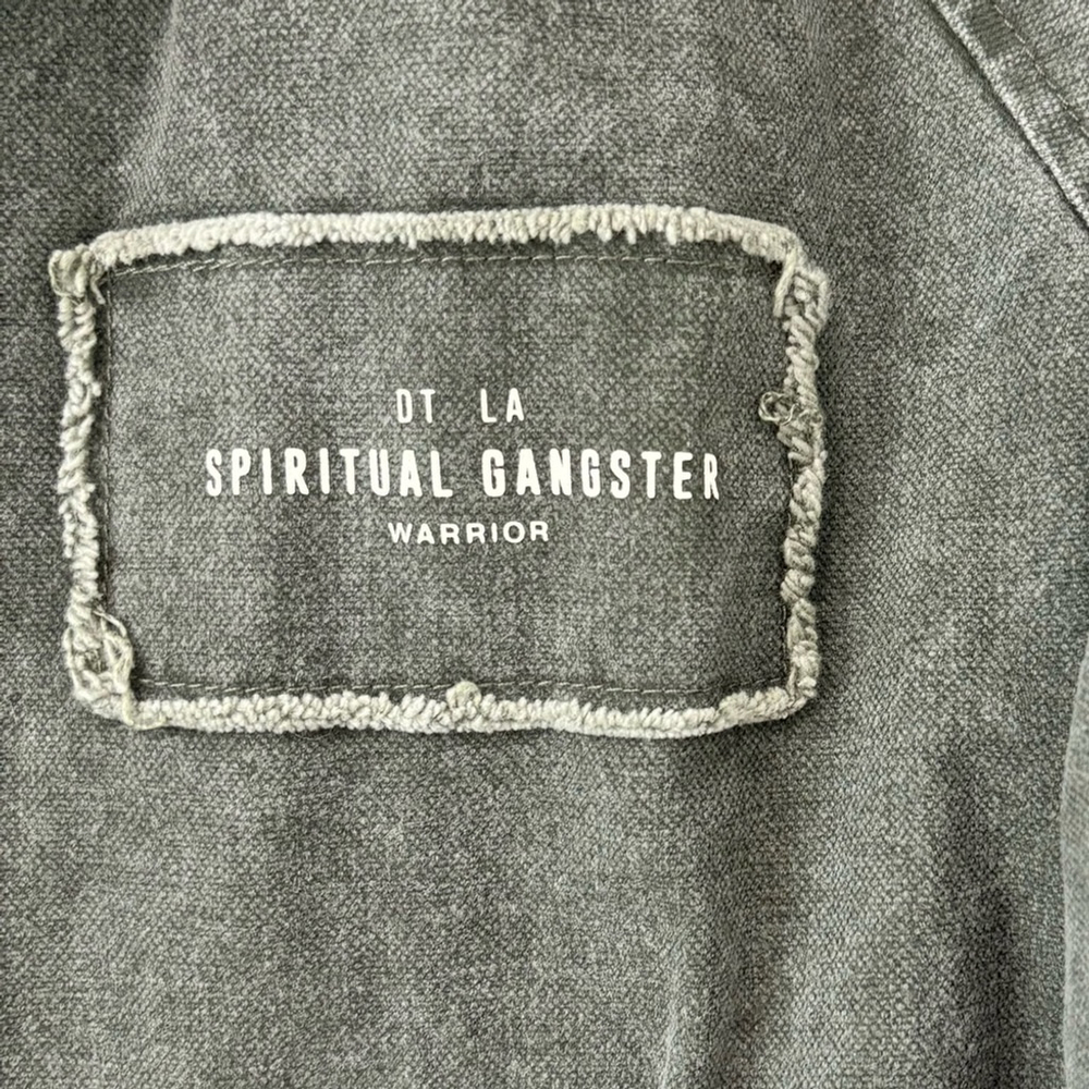 SPIRITUAL GANGSTER Rare DT LA Warrior Jacket Unisex Sz L NWOT - Picture 4 of 13
